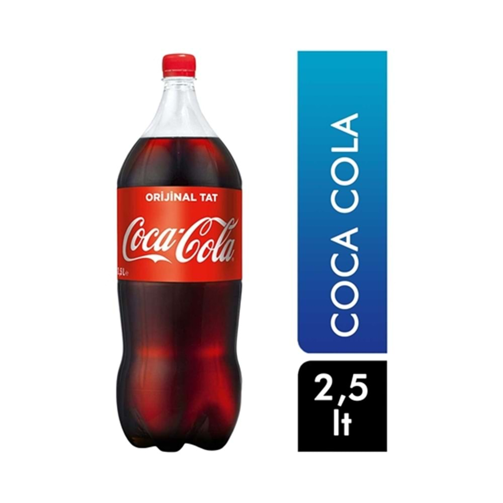 COCA COLA 2.5 LT PET