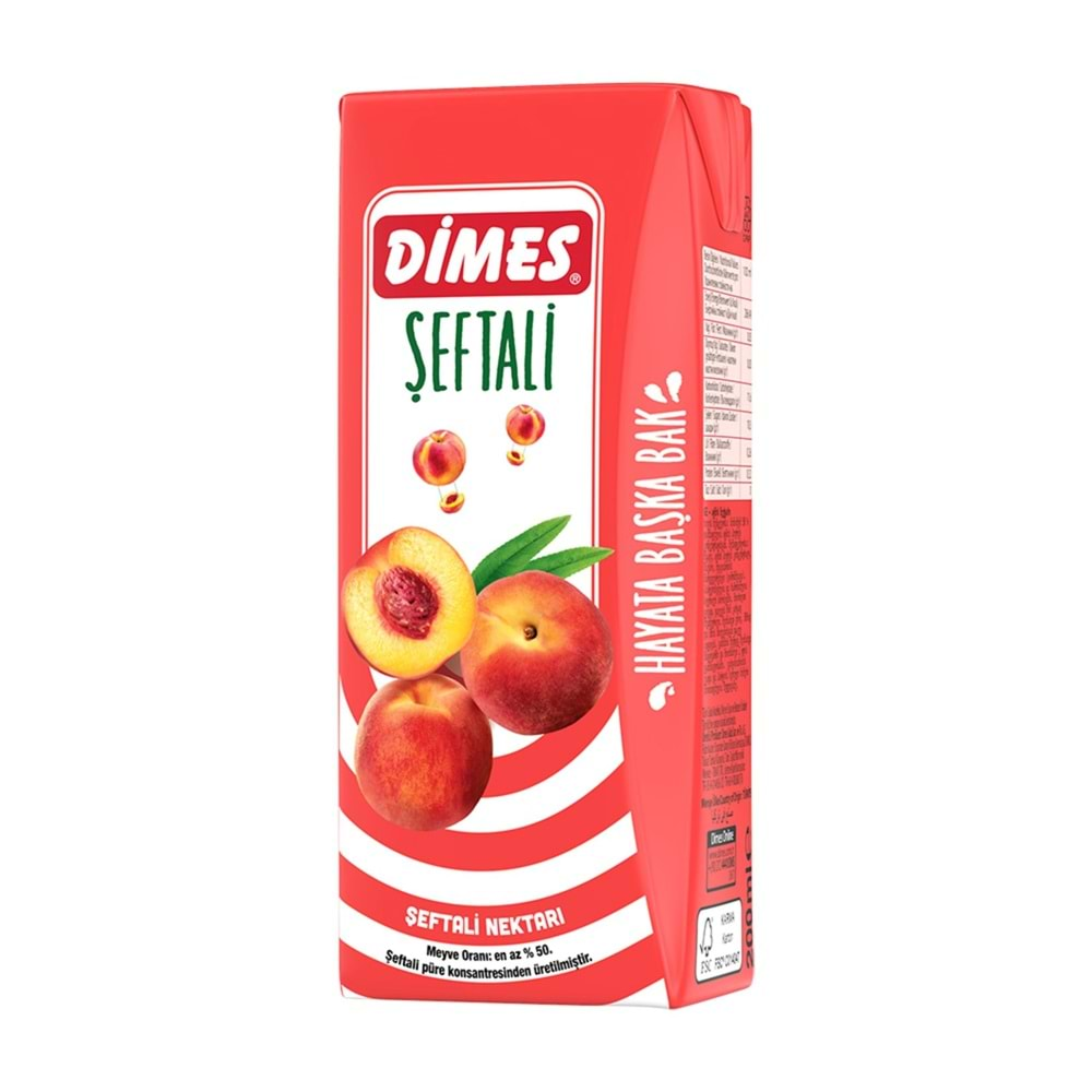 DİMES ŞEFTALİ NEKTARI 200ML