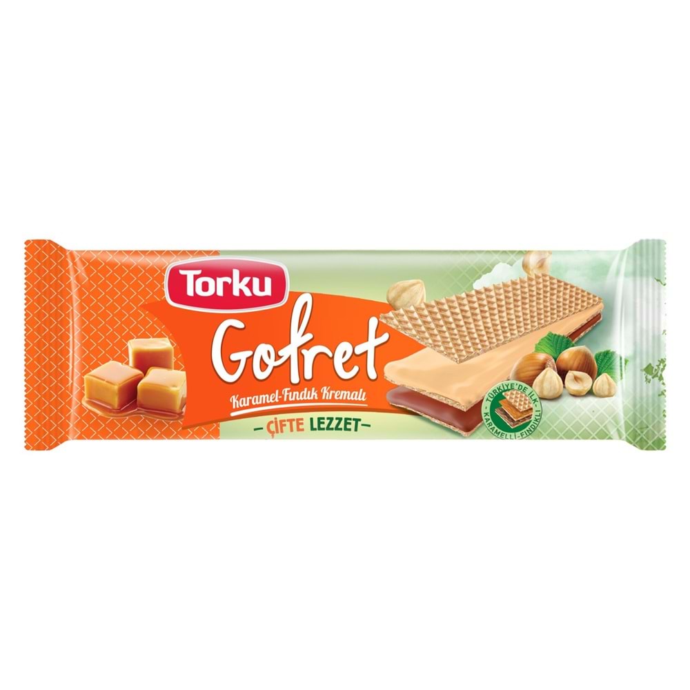 TORKU GOFRET KARAMELLİ-FINDIKLI 142G