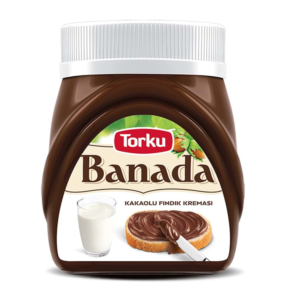 TORKU BANADA KAKAOLU FINDIK KREMASI CAM 400G