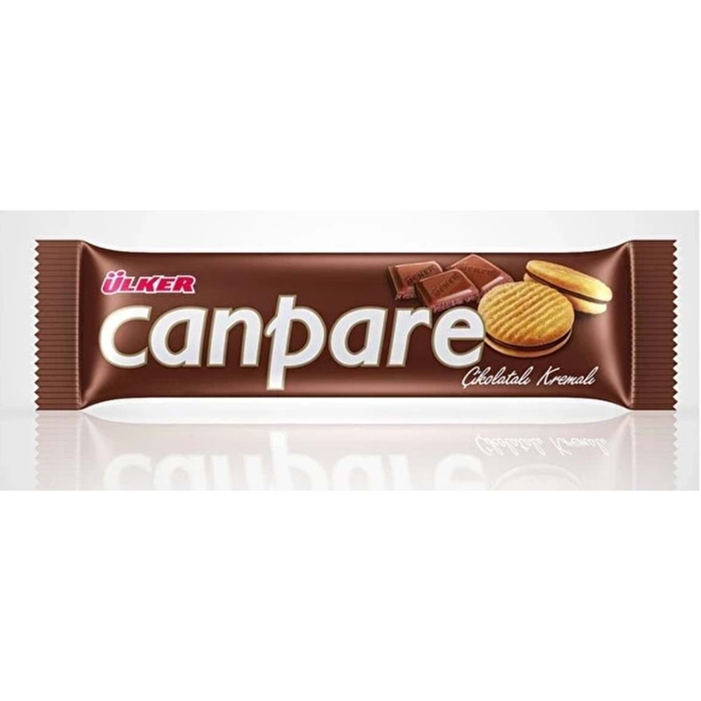 ÜLKER CANPARE ÇİKOLATALI KREMALI BİSKÜVİ 81G