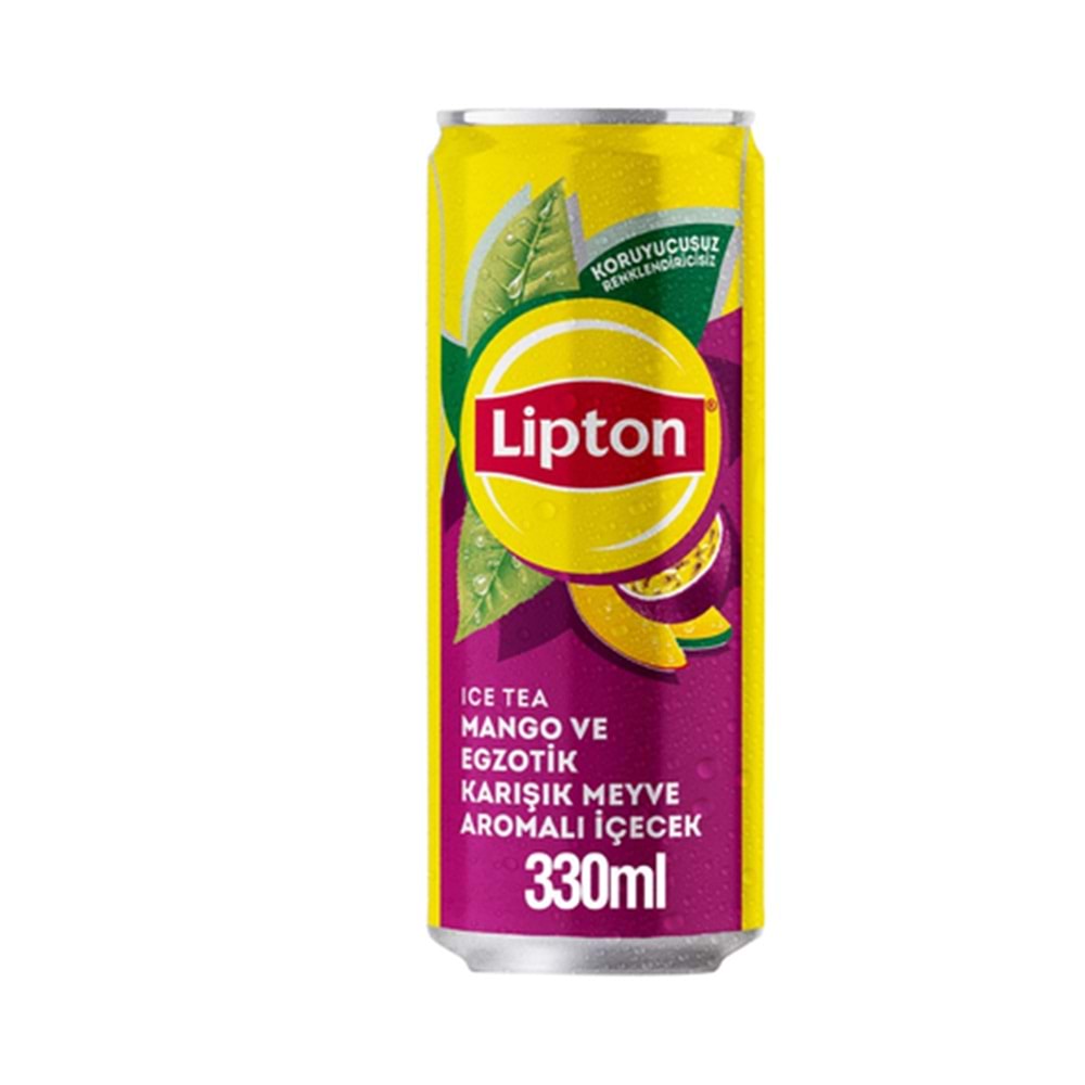 LİPTON ICE TEA MANGO VE EGZOTİK MEYVE AROMALI 330ml