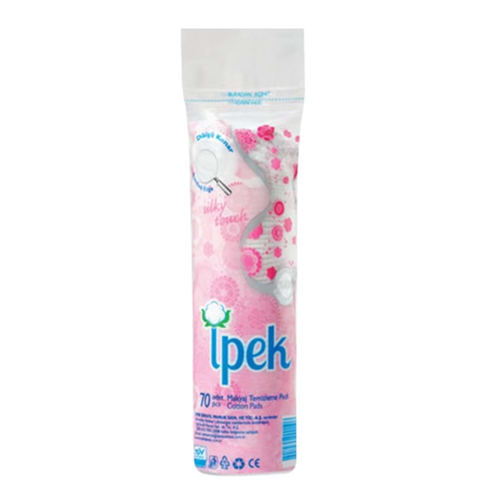 İPEK MAKYAJ TEMİZLİK PAMUĞU 70 Lİ