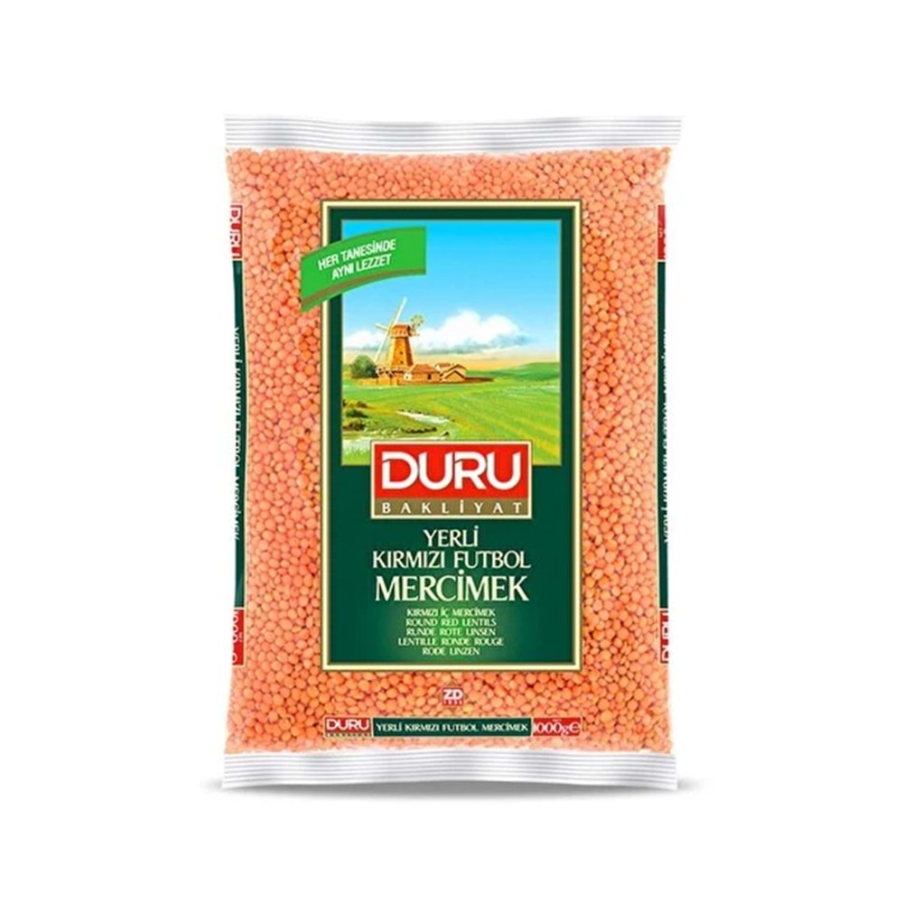 DURU KIRMIZI MERCİMEK 1 KG.