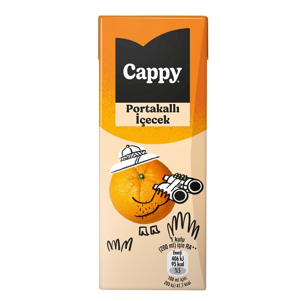 CAPPY PORTAKAL 200ML