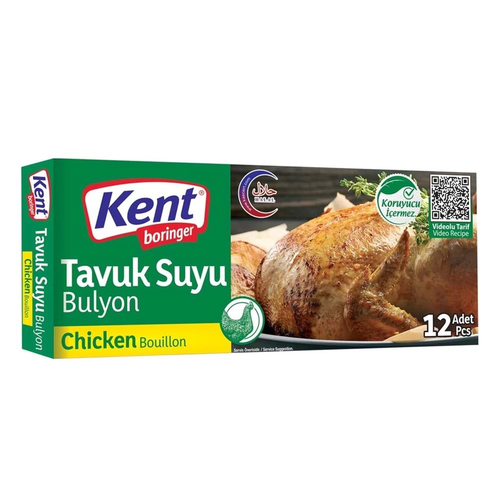 KENT BORİNGER TAVUK SUYU BULYON 12 ADET