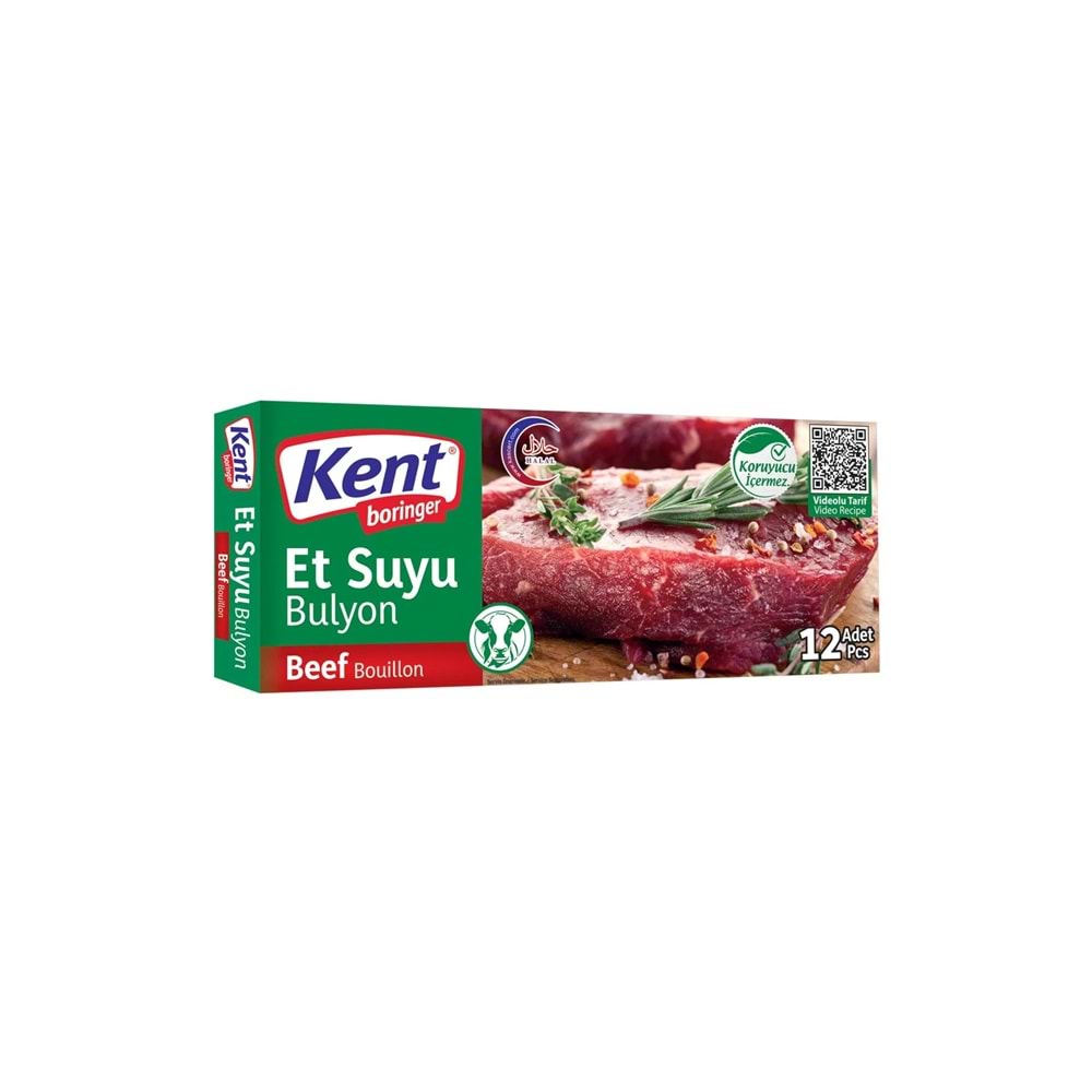 KENT BORİNGER ET SUYU BULYON 12 ADET