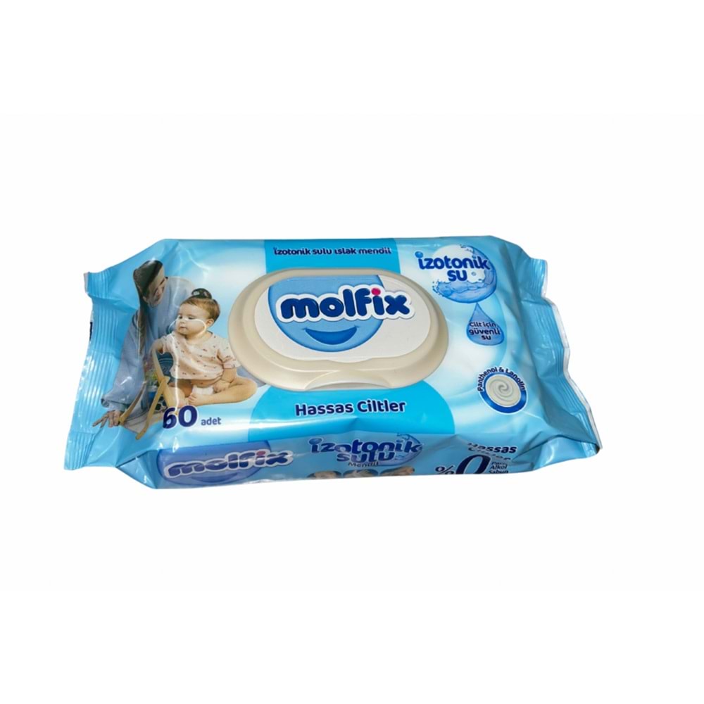 MOLFİX İZOTONİK SULU ISLAK MENDİL 60 ADET