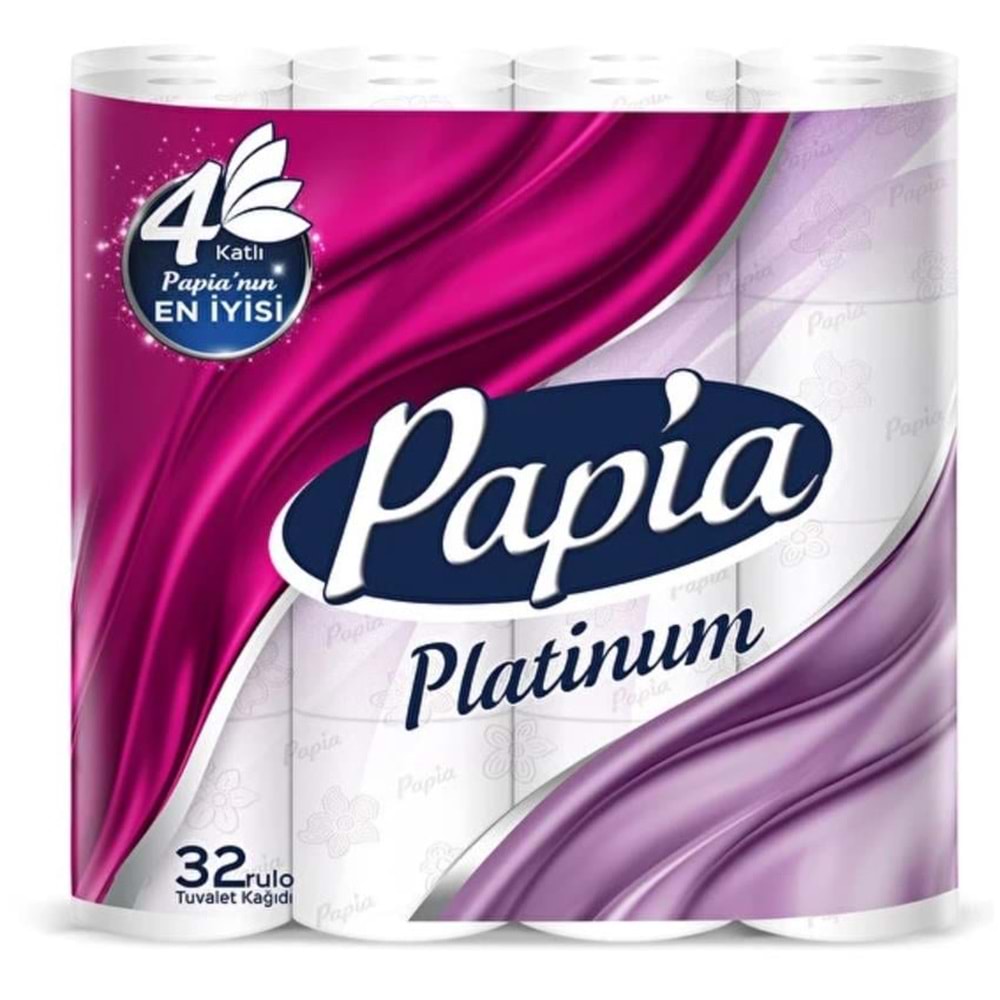 PAPIA TUVALET KAGIDI 4 KATLI 32 Lİ PLATINUM