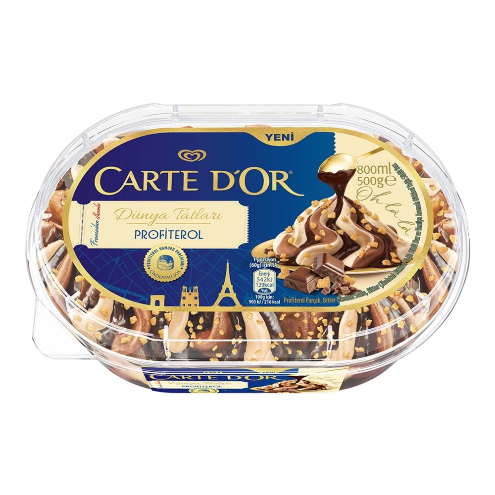 ALGİDA CARTE DOR PROFİTEROL 800ML