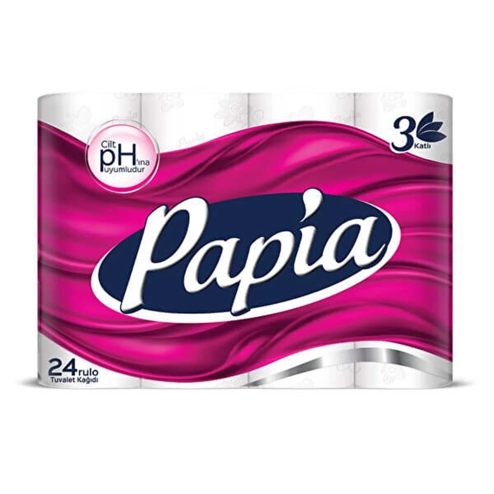 PAPİA TUVALET KAĞIDI 24 RULO 3 KATLI