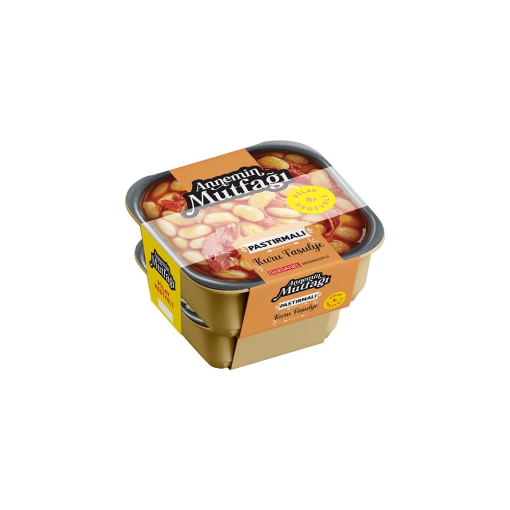 DARDANEL ANNE. MUT. PASTURMALI KURU FASULYE 200G+ PİLAV 200G