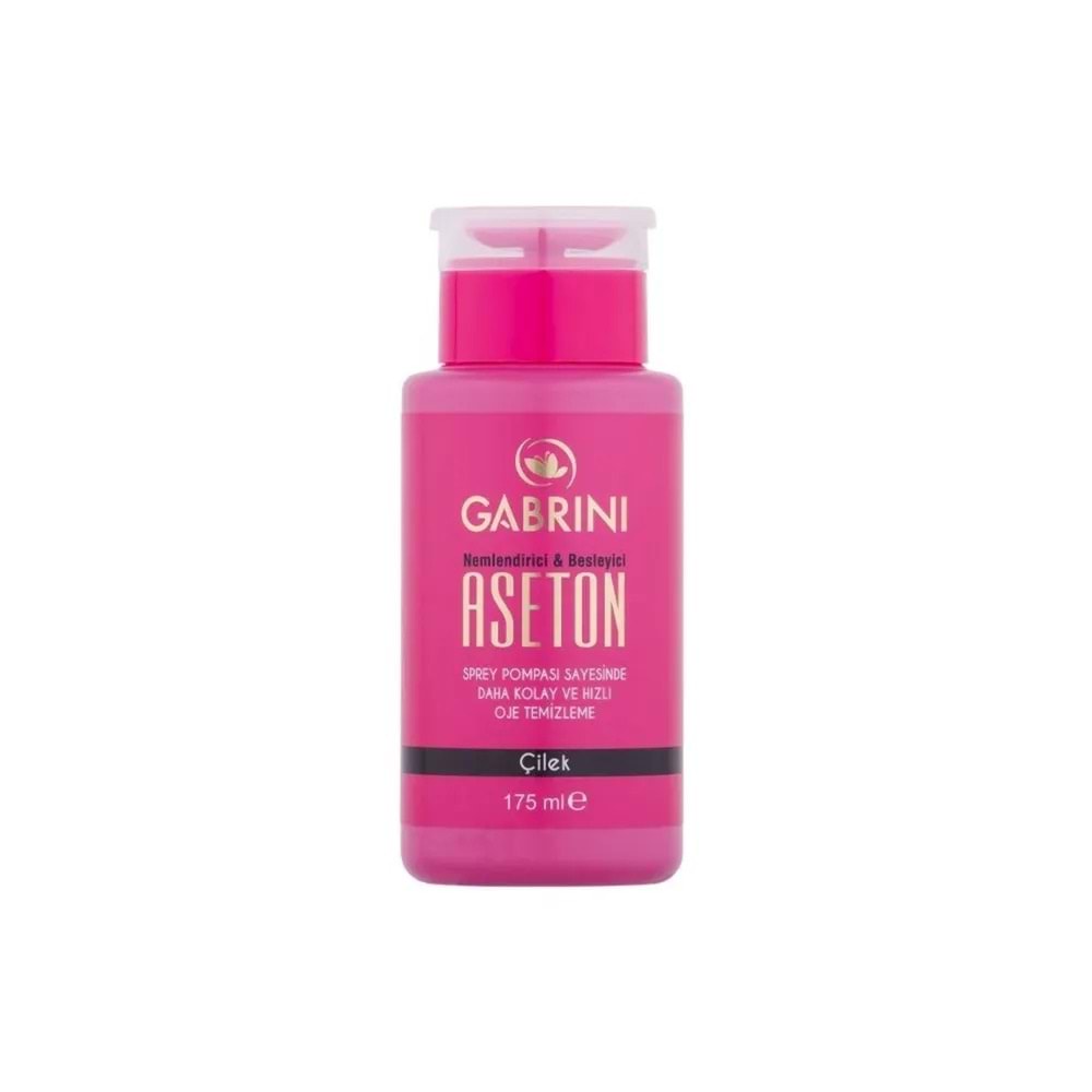 GABRINI ASETON ÇİLEK 175ML POMPALI