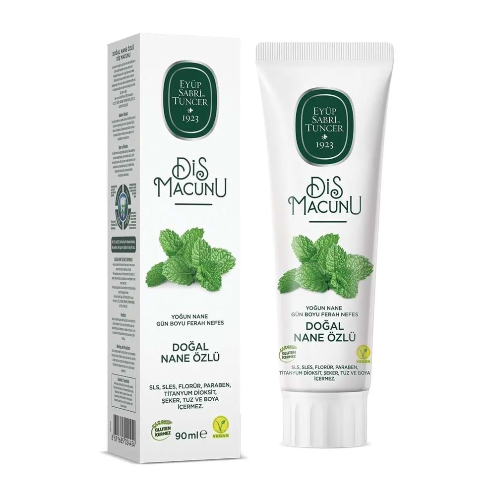 EST DİŞ MACUNU DOĞAL NANE ÖZLÜ 90ML