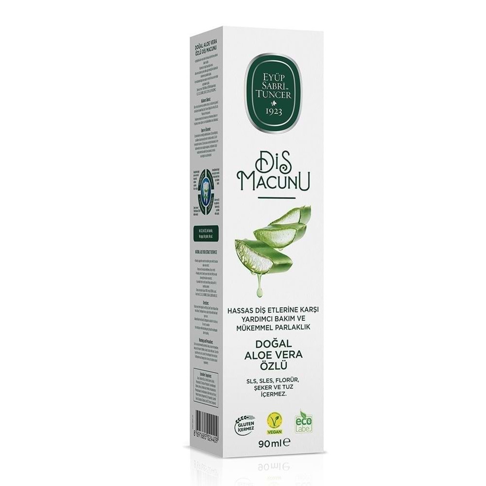 EST DİŞ MACUNU DOĞAL ALOE VERA ÖZLÜ 90ML