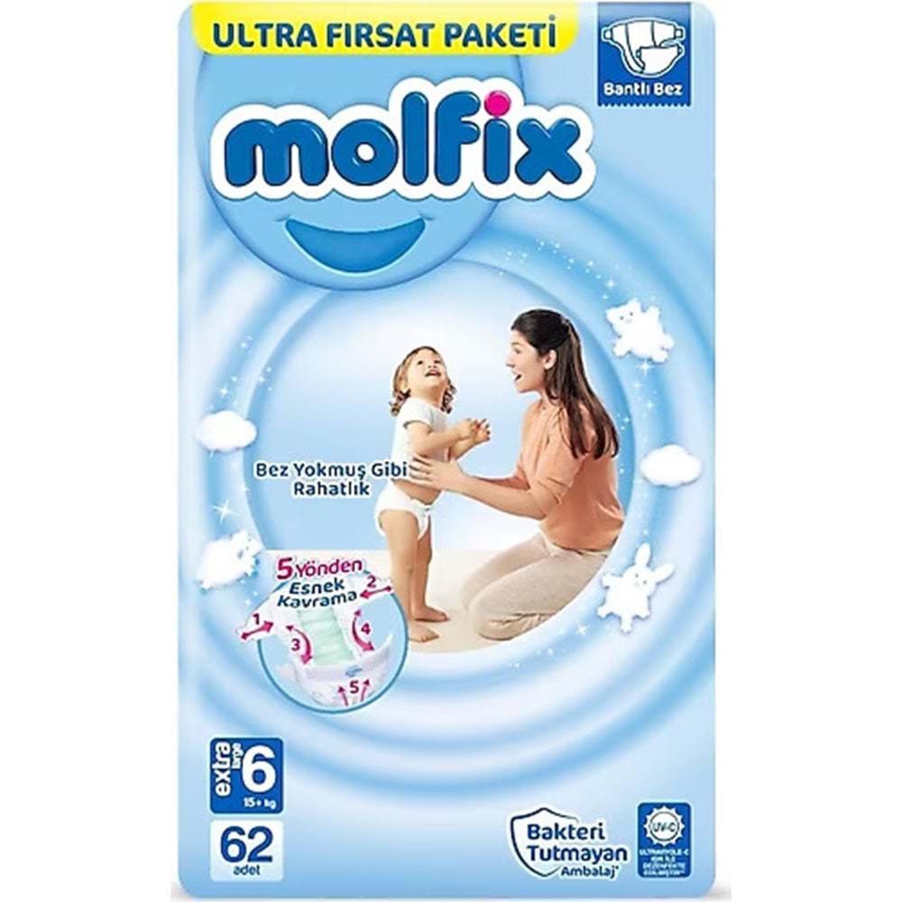 MOLFİX NO:6 EXTRA LARGE 15+ 62 ADET