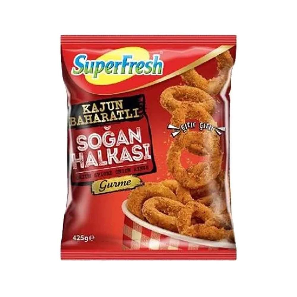 SUPERFRESH KAJUN BAHARATLI SOĞAN HALKASI 425G