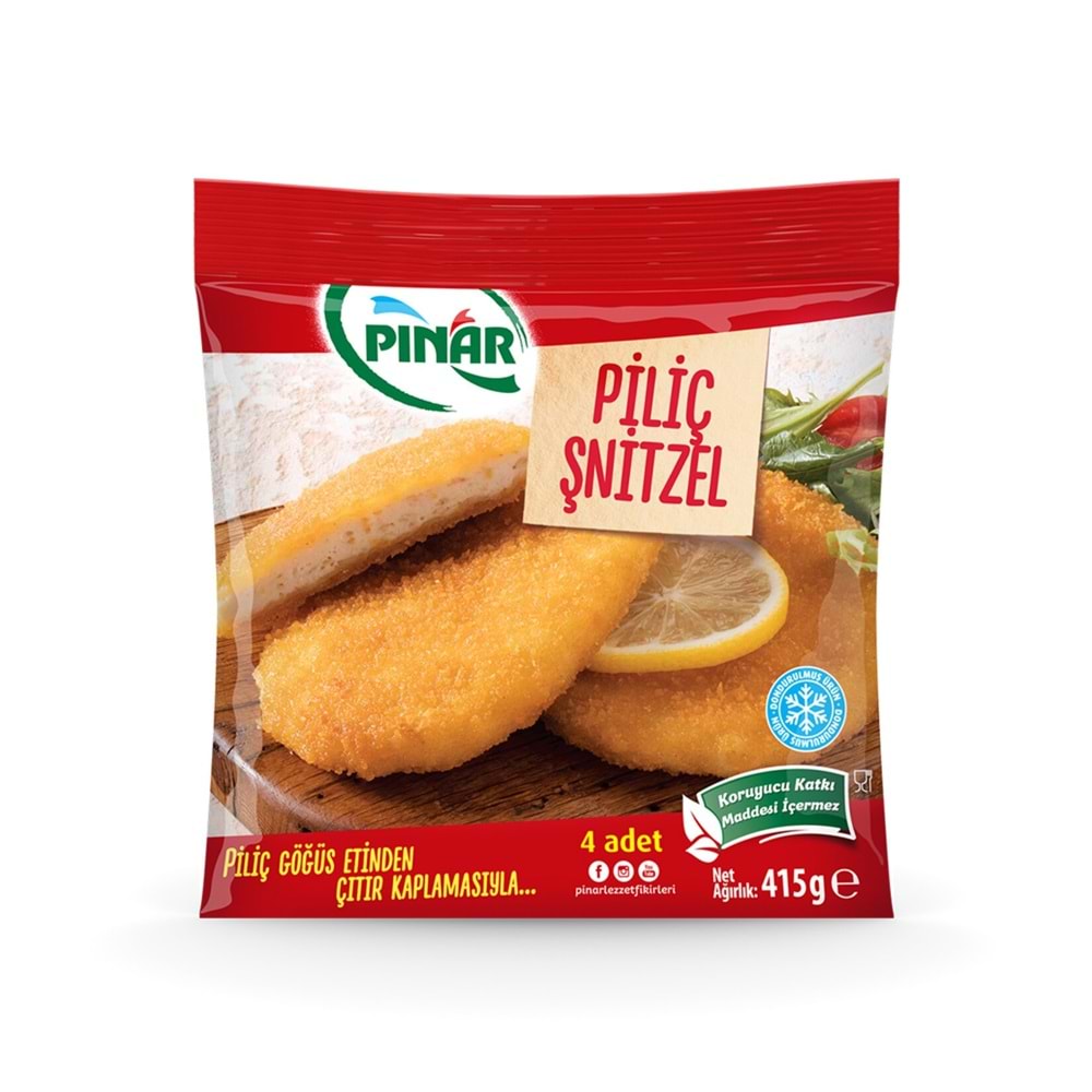 PINAR PİLİÇ ŞNİTZEL 4 ADET 415G