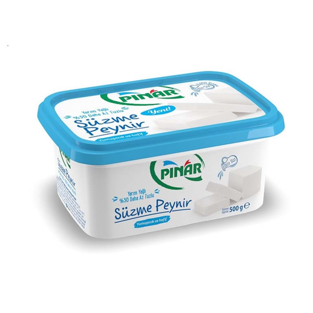 PINAR SÜZME YARIM YAĞLI TAZE BEYAZ PEYNİR 500G