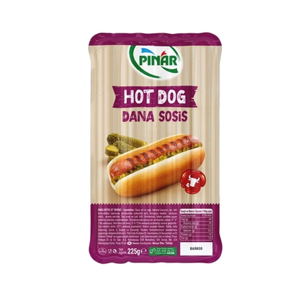 PINAR HOT DOG DANA SOSİS 295G