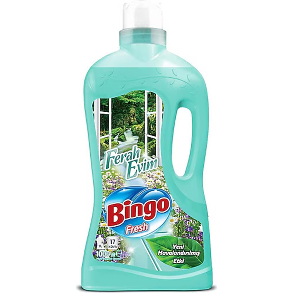 BİNGO FRESH FERAH EVİM 1000ML YÜZEY TEMİZLEYİCİ