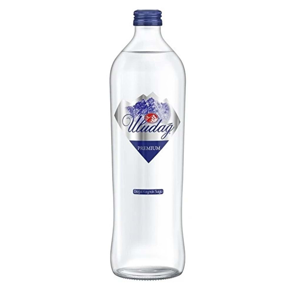 ULUDAĞ PREMİUM SU 750ML CAM ŞİŞE