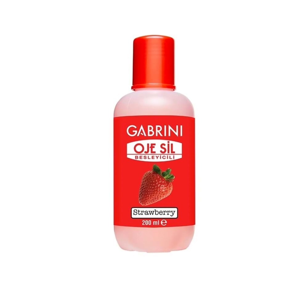GABRİNİ OJE SİL STRAWBERRY 200 ML ASETON
