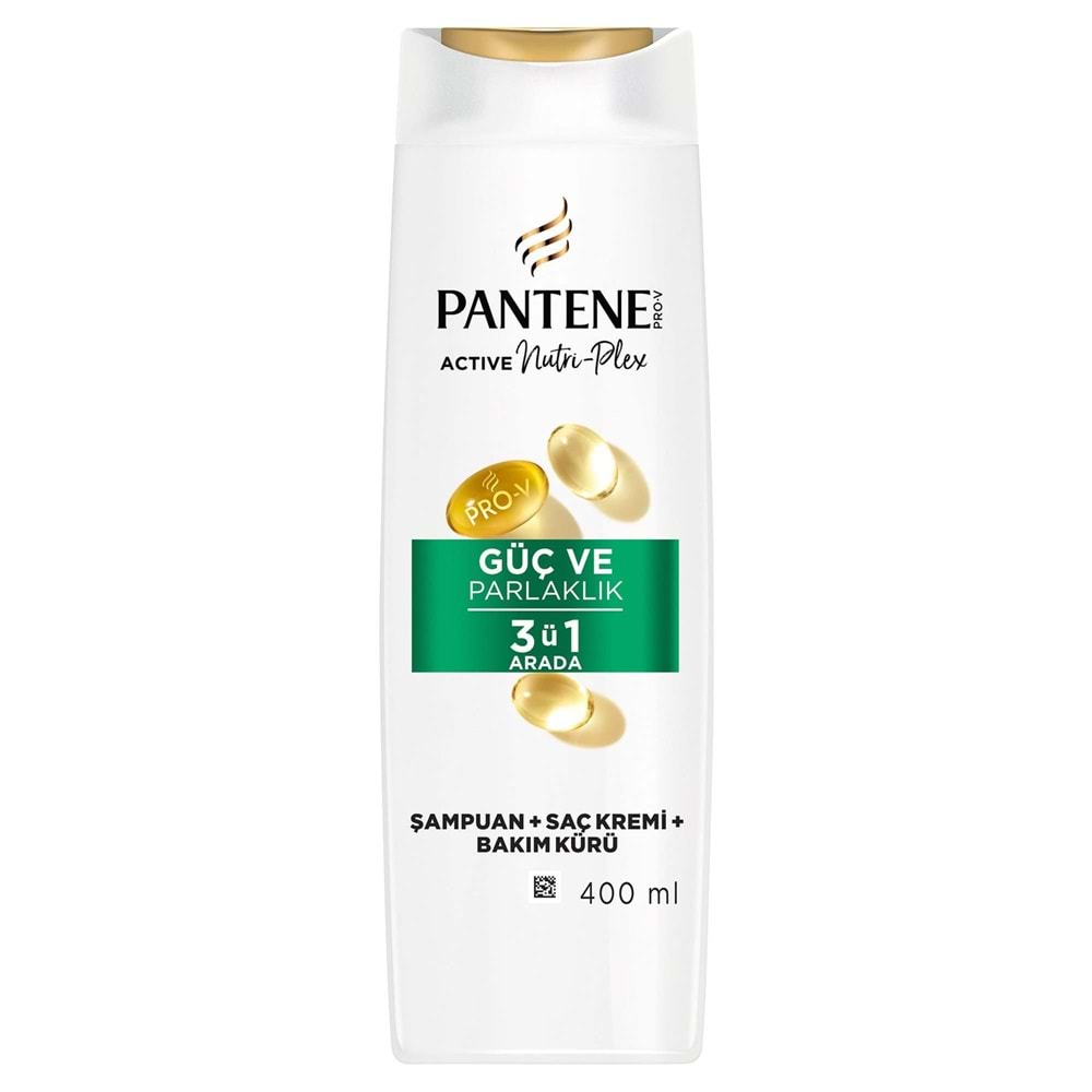 PANTENE GÜÇ VE PARLAKLIK 3Ü1 ARADA 400ML ŞAMPUAN