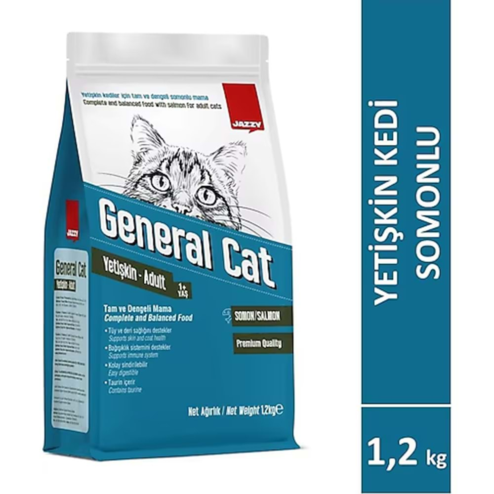 DARDANEL JAZZY SOMONLU KEDİ MAMASI 1200G