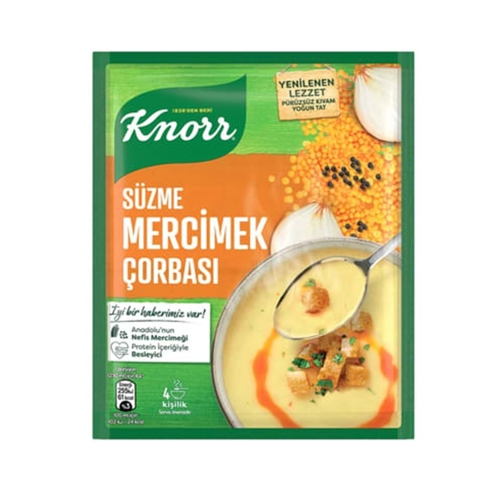 KNORR SÜZME MERCİMEK ÇORBASI 76G