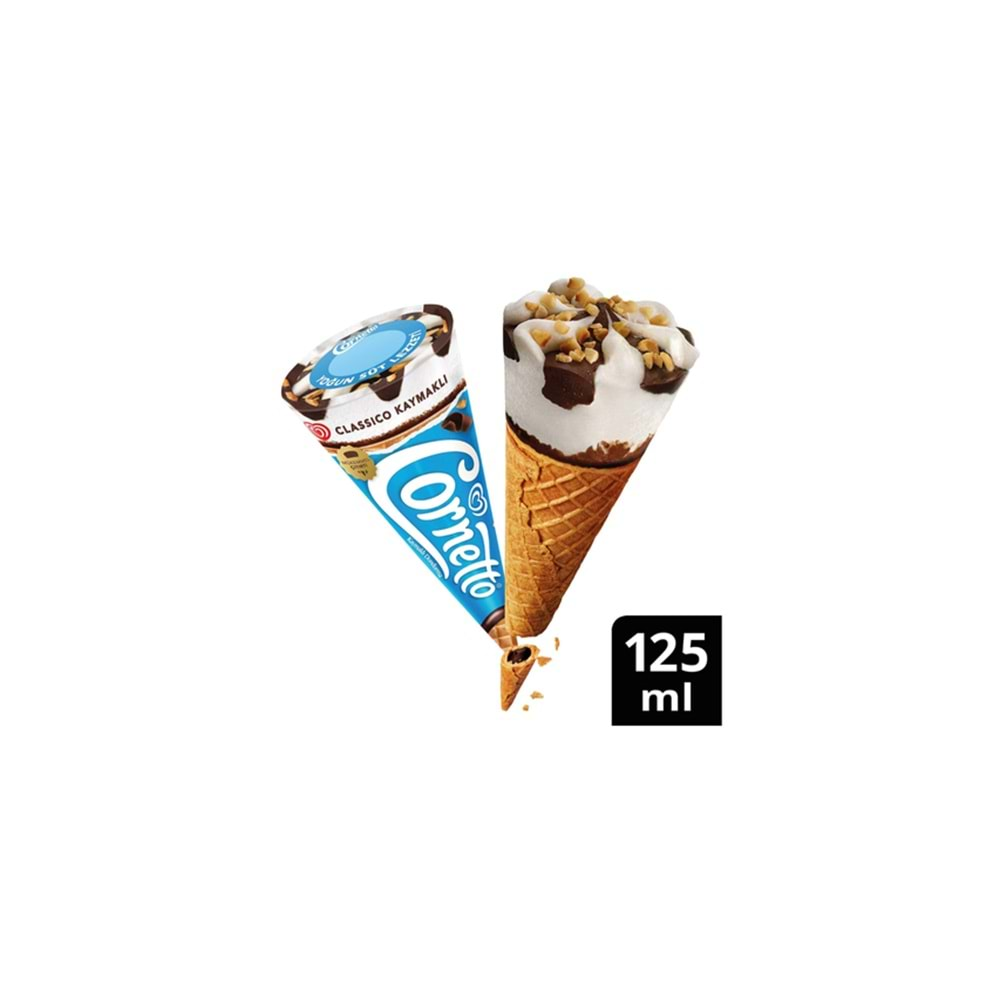 ALGİDA CORNETTO CLASSICO KAYMAK 125G