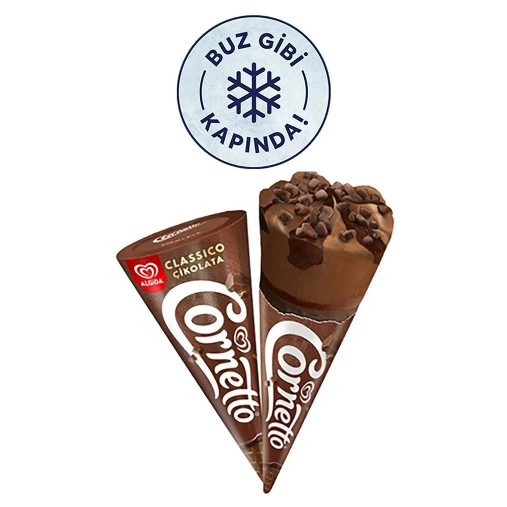 ALGİDA CORNETTO CLASSİCO ÇİKOLATA 125G