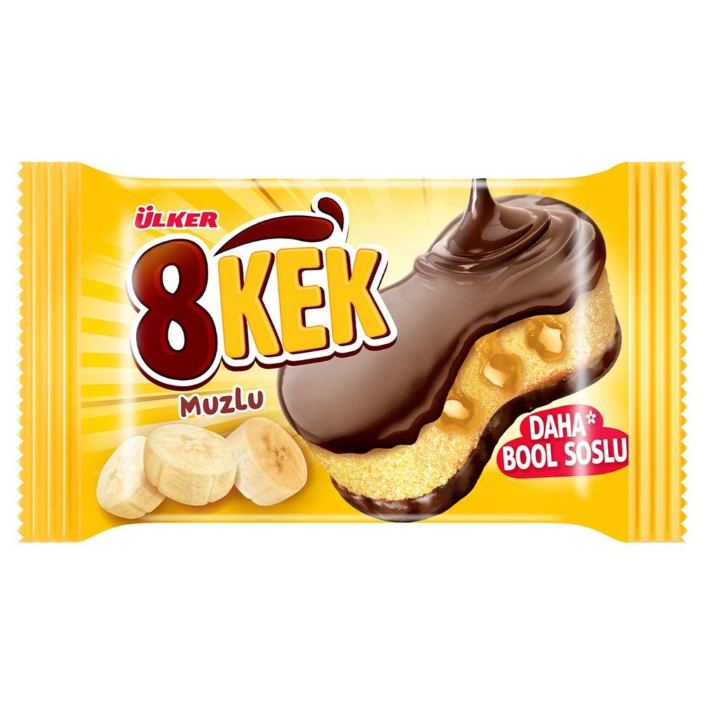 ÜLKER 8 KEK MUZLU 55G