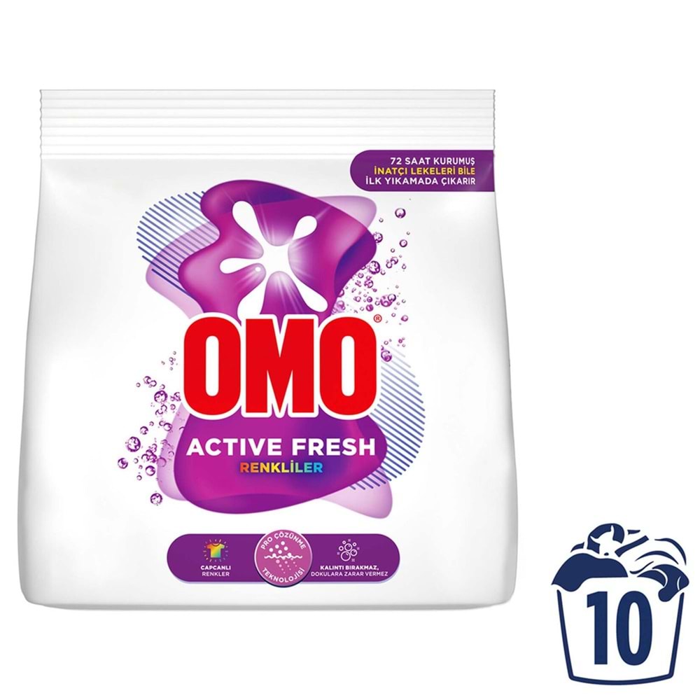 OMO ACTİVE FRESH RENKLİLER 1,5KG