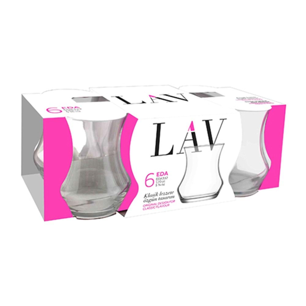 LAV EDA 6LI ÇAY BARDAĞI EDA332
