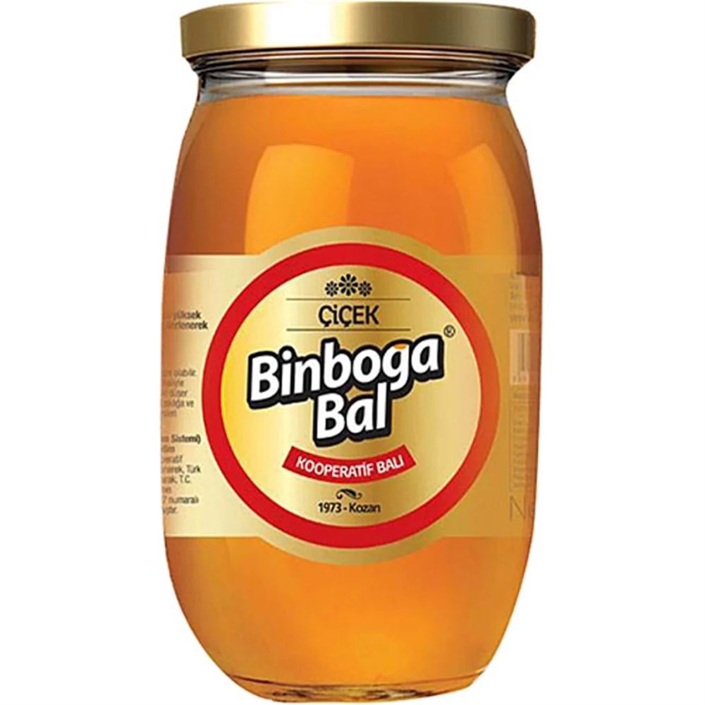 BİNBOGA ÇİÇEK BALI 460G CAM KAVANOZ