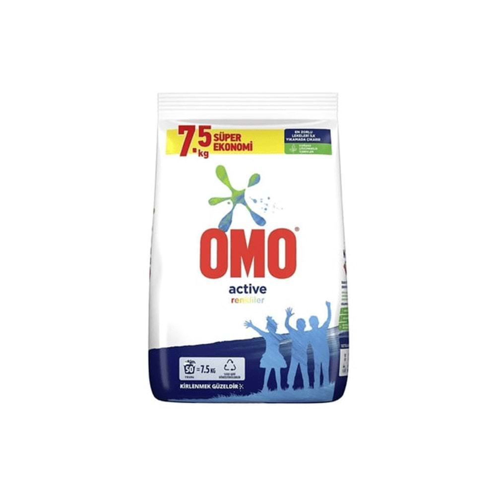 OMO ACTİVE FRESH RENKLİLER 7,5 KG