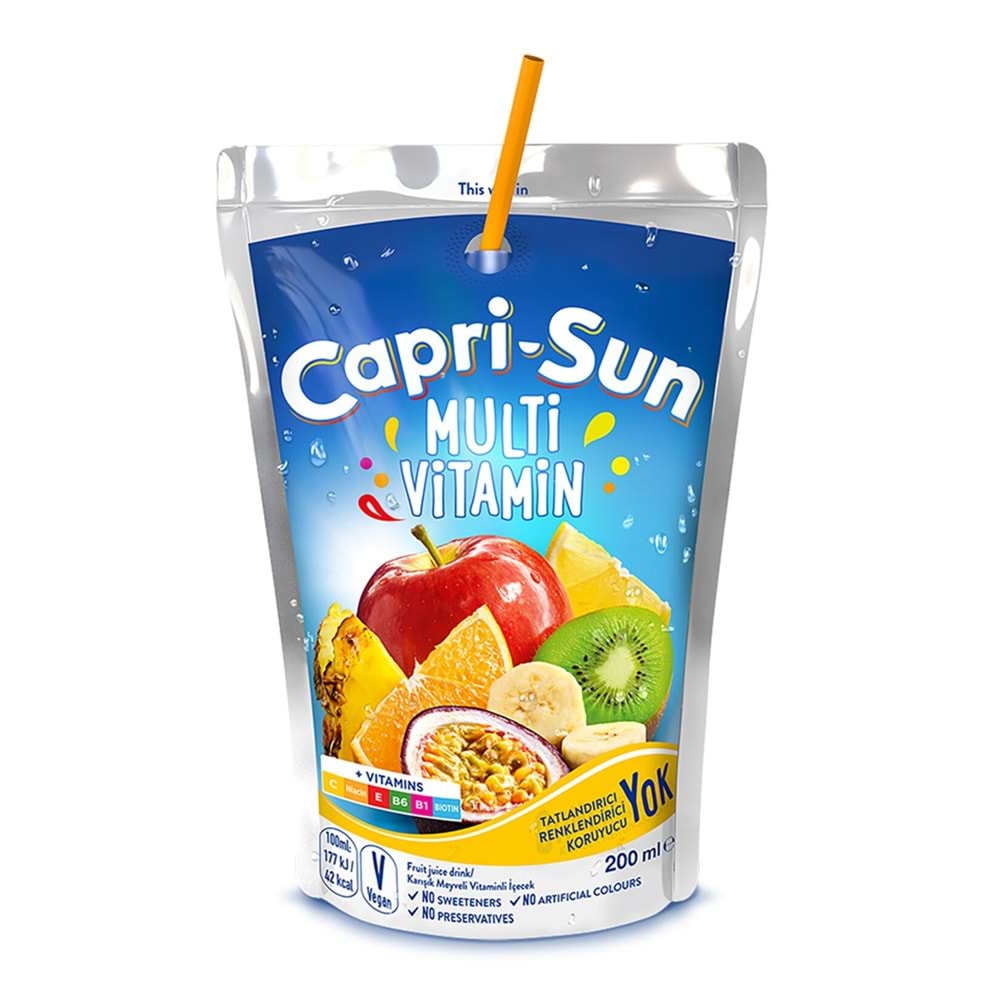 CAPRİ-SUN MULTİ VİTAMİN 200ML