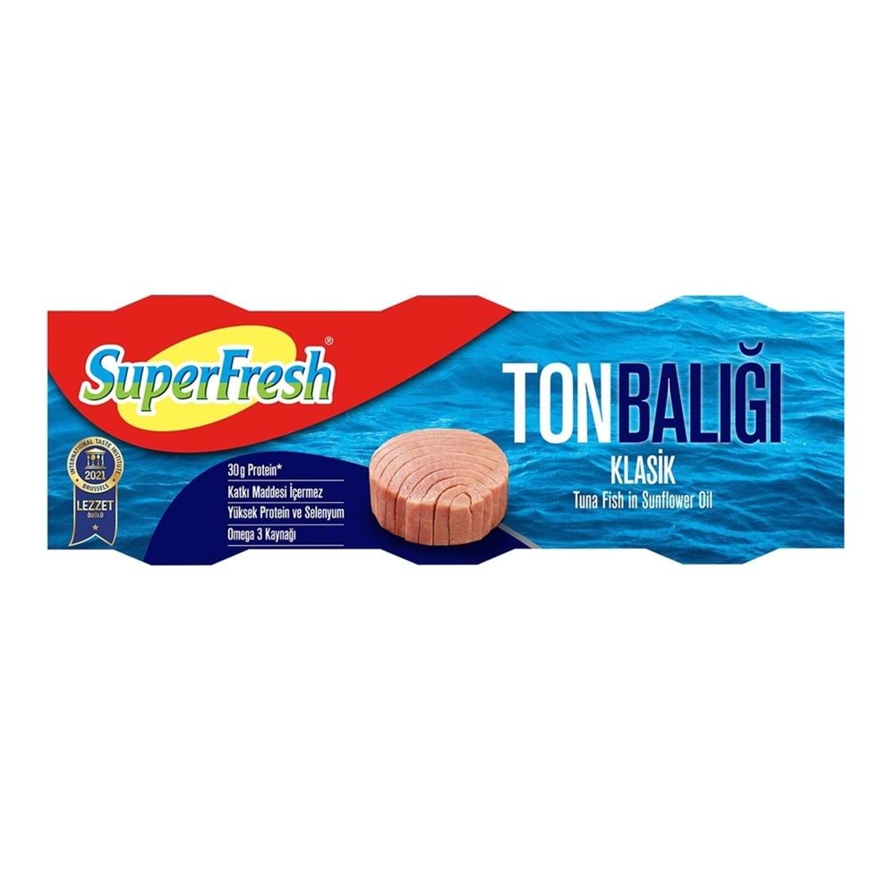 SUPERFRESH TONBALIĞI KLASİK 3X75G