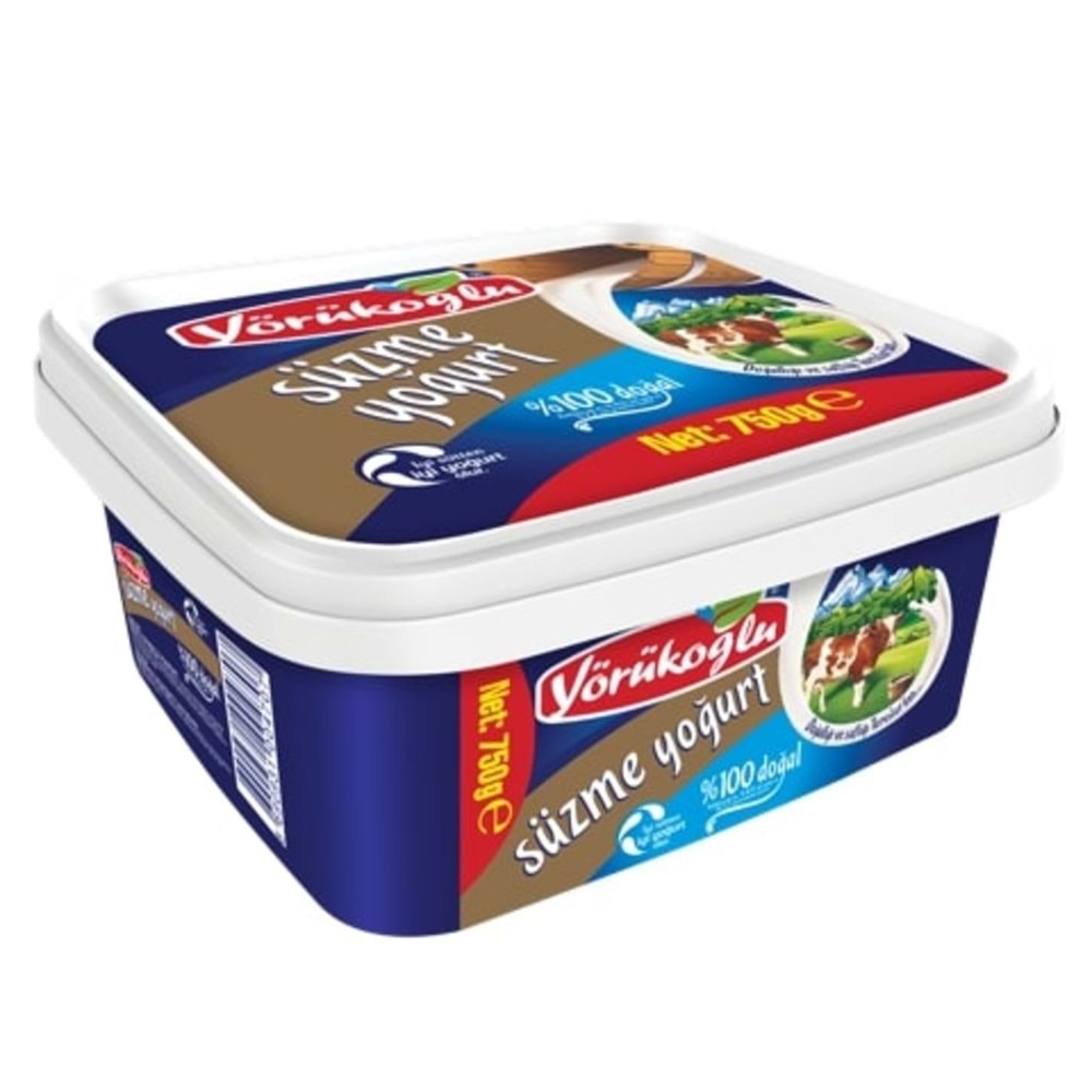 YÖRÜKOĞLU SÜZME YOĞURT 750G