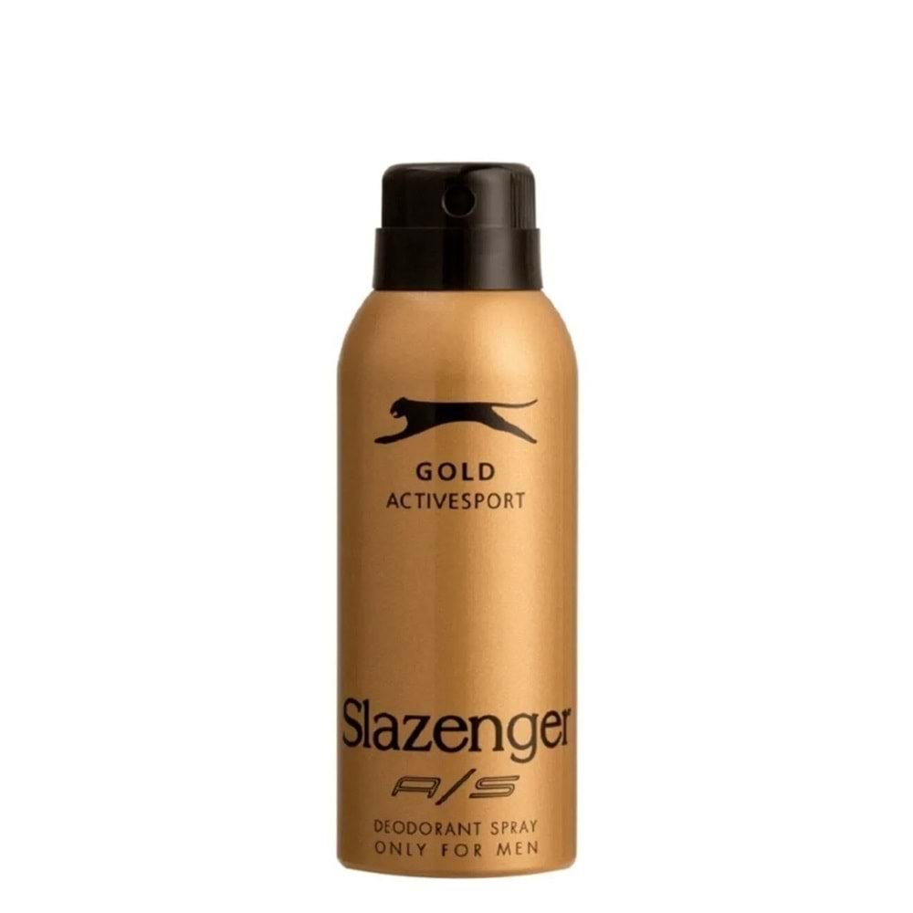 SLAZENGER GOLD ACTIVESPORT DEODORANT SPRAY 150ML