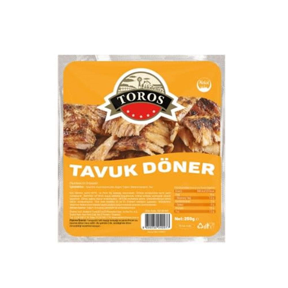 TOROS TAVUK DÖNER 250G