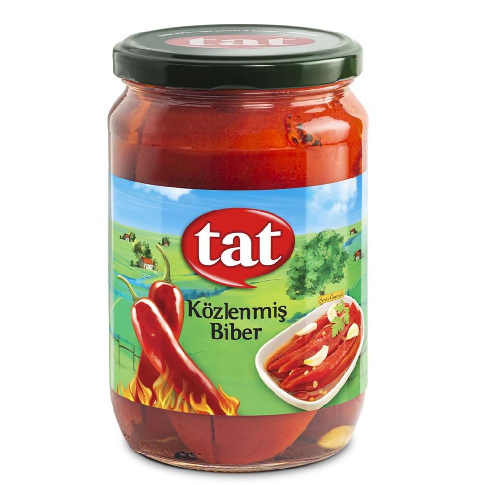 TAT KÖZLENMİŞ BİBER 670G CAM KAVANOZ