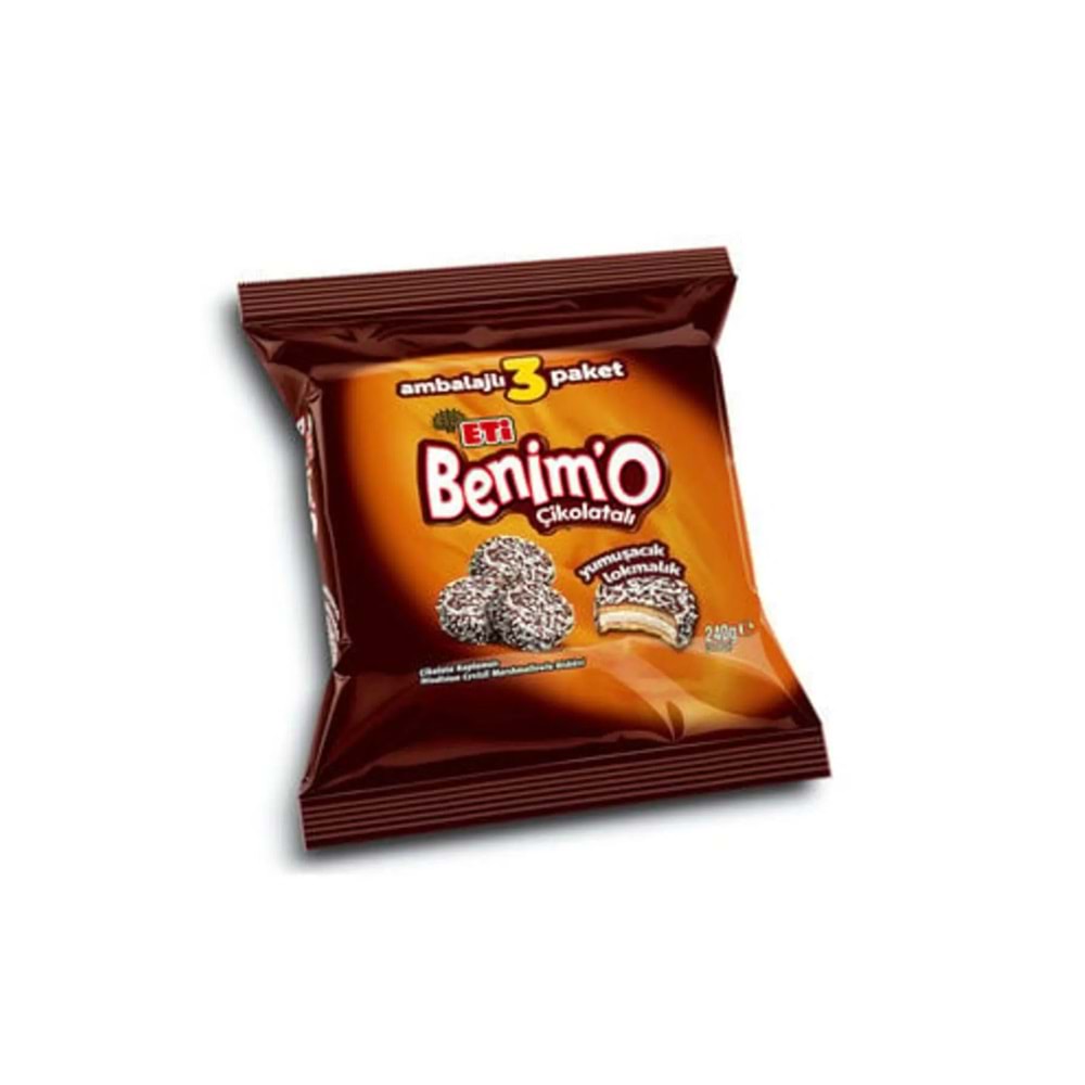 ETİ BENİMO ÇİKOLATALI 240G 3LÜ PAKET