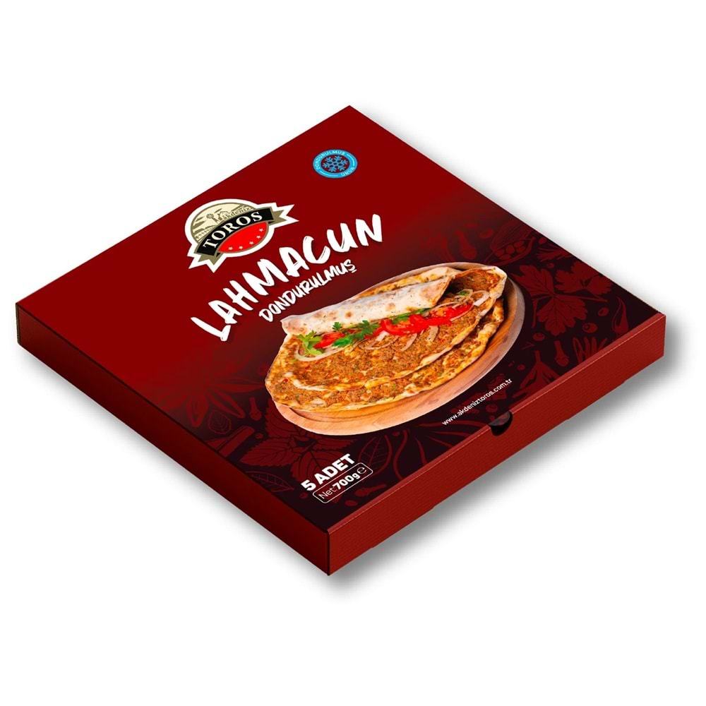 TOROS LAHMACUN DONDURULMUŞ 5 ADET 700G