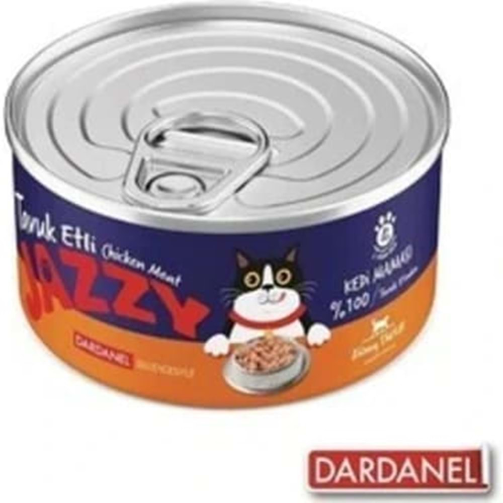 DARDANEL JAZZY TAVUK ETLİ YAŞ MAMA KONSERVE 95G