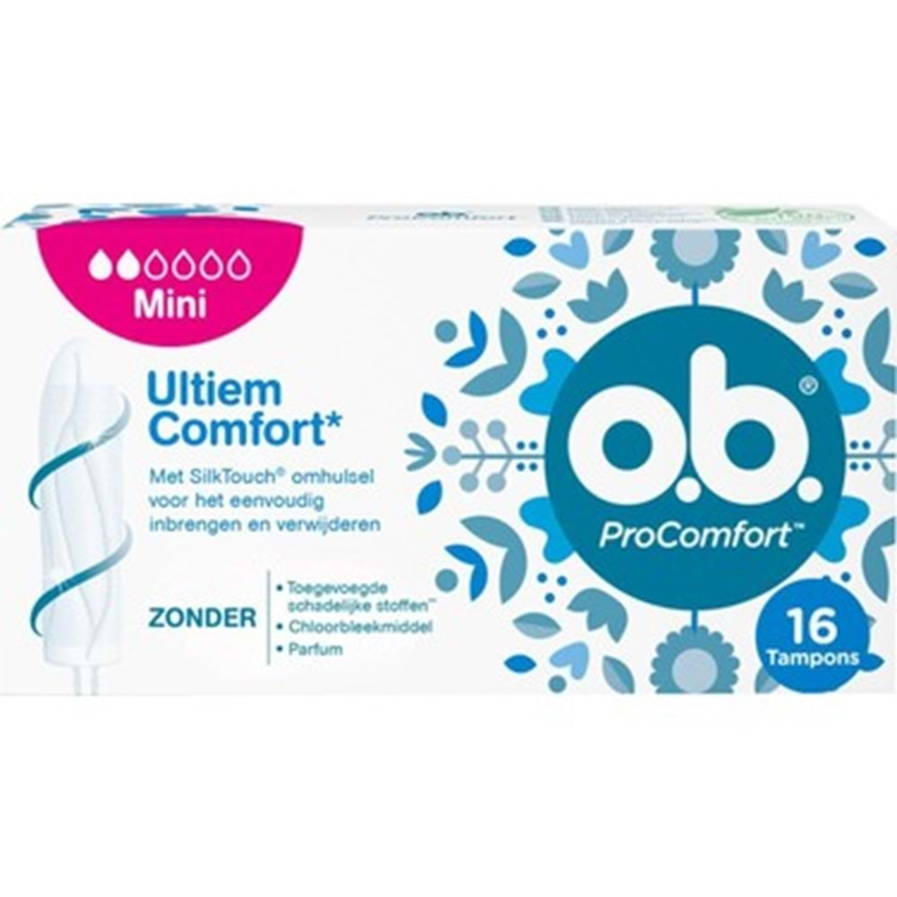 O.B. MİNİ ULTİMATE COMFORT 16 ADET TAMPON