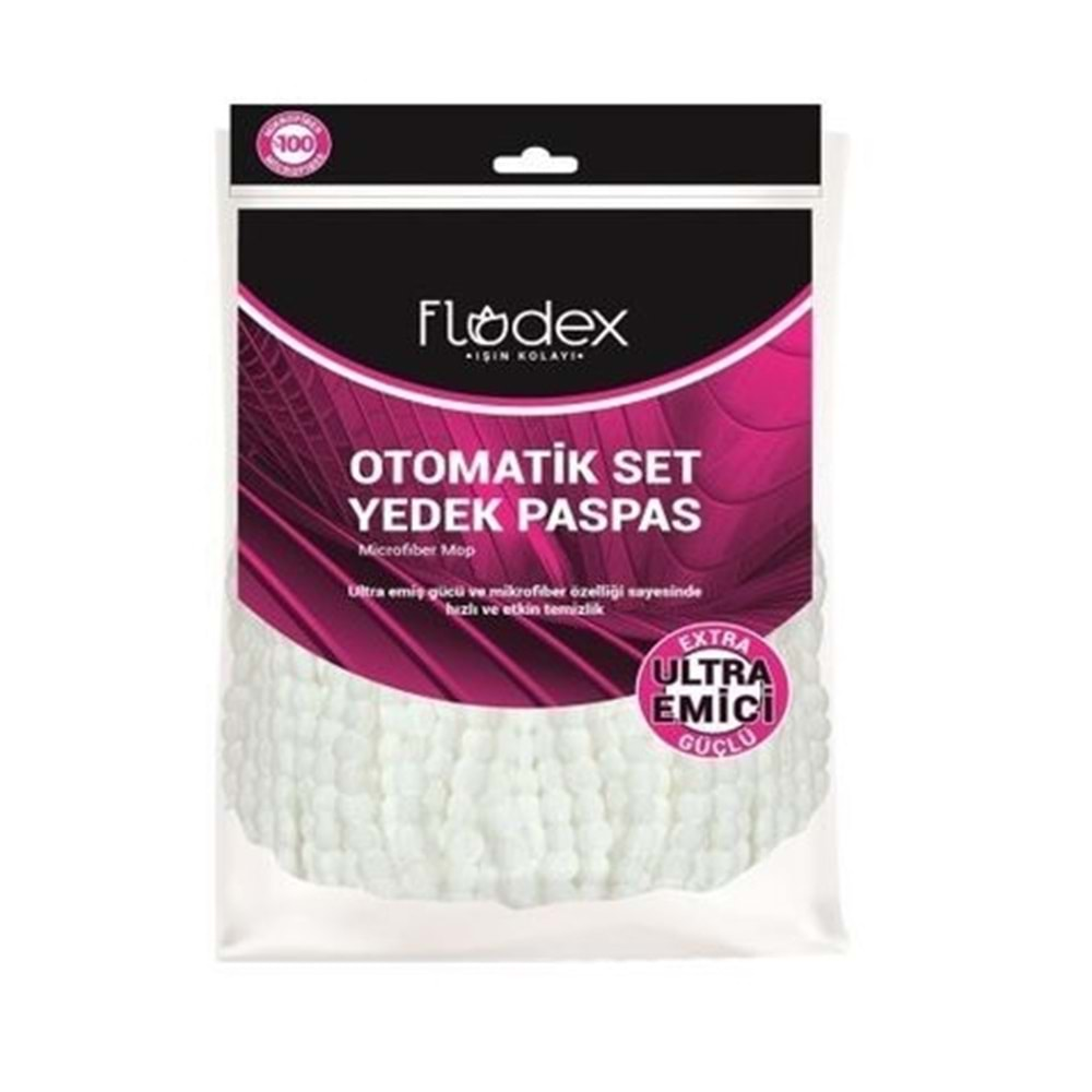 FLODEX OTOMATİK SET YEDEK PASPAS MİCROFİBER MOP