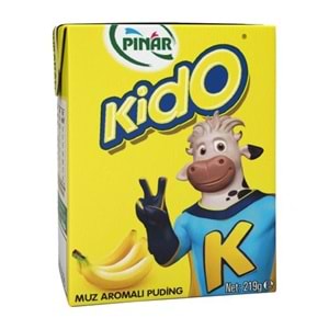 PINAR KİDO MUZ AROMALI PUDİNG 219G
