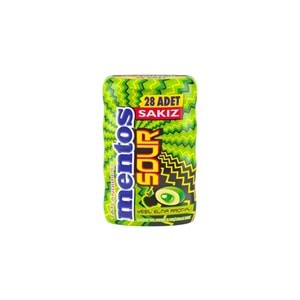 MENTOS SOUR GUM YEŞİL NANE AROMALI SAKIZ 56G